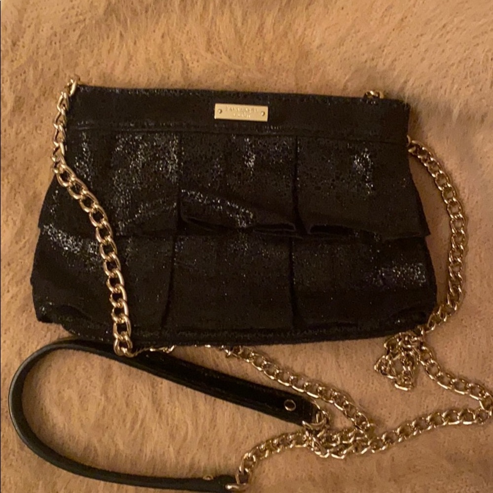 kate spade New York Plisse Nate Metallic Clutch